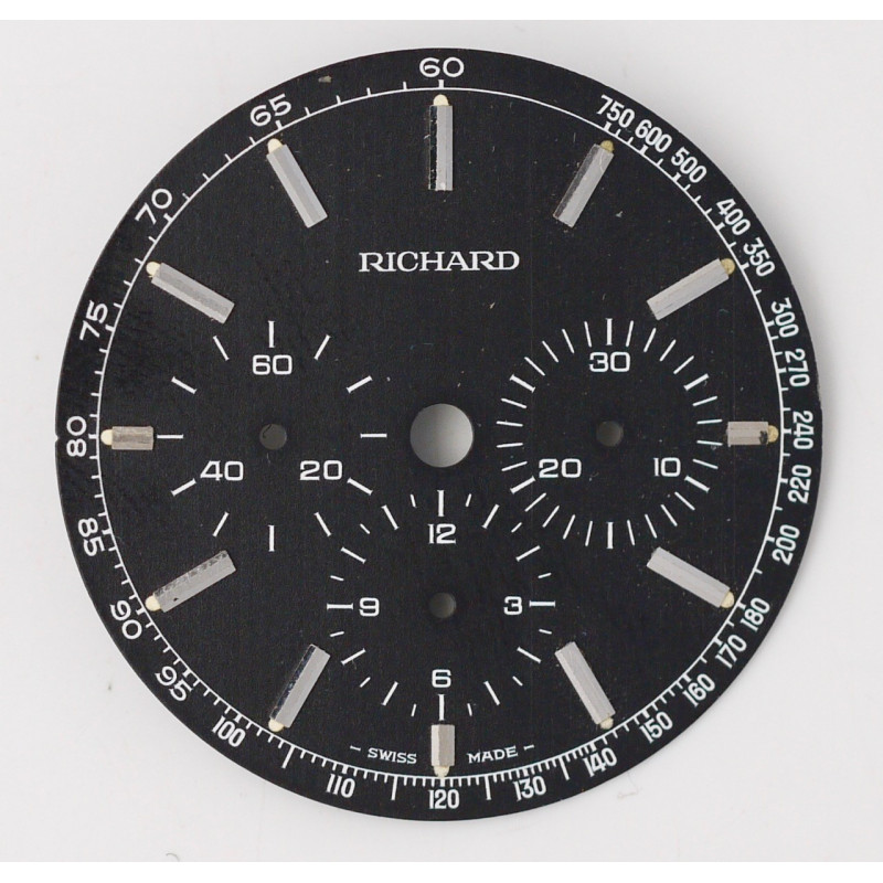 Cadran de chrono RICHARD diamètre 30,50 mm