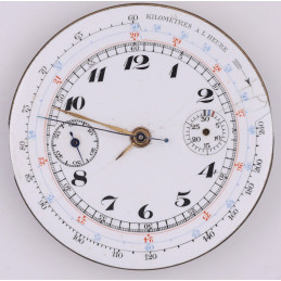 Pocket watch movement chronograph