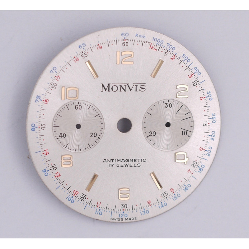 Cadran de chronographe Landeron 48  34mm