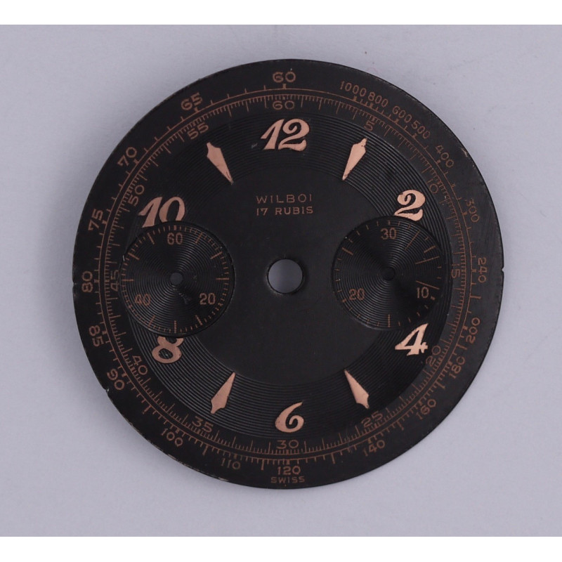 Cadran de chronographe Landeron 48  31.7mm