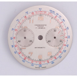 Cadran de chronographe Landeron 48  33.8mm