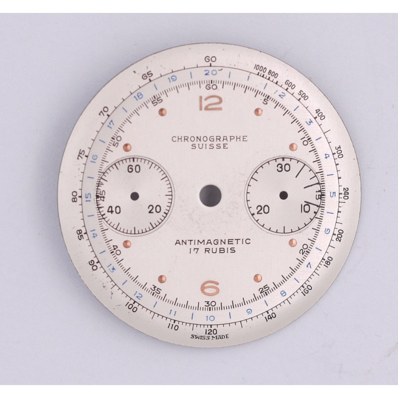 Cadran de chronographe Landeron 48  32.4mm