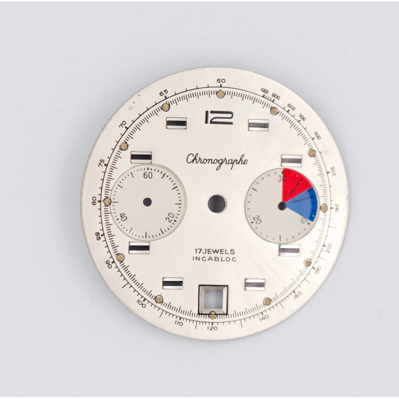 Cadran de chronographe pour valjoux 7734 diam 31,5mm