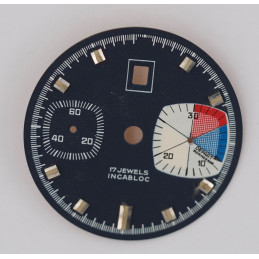 Landeron 187 chrono dial, diameter 31.5 mm
