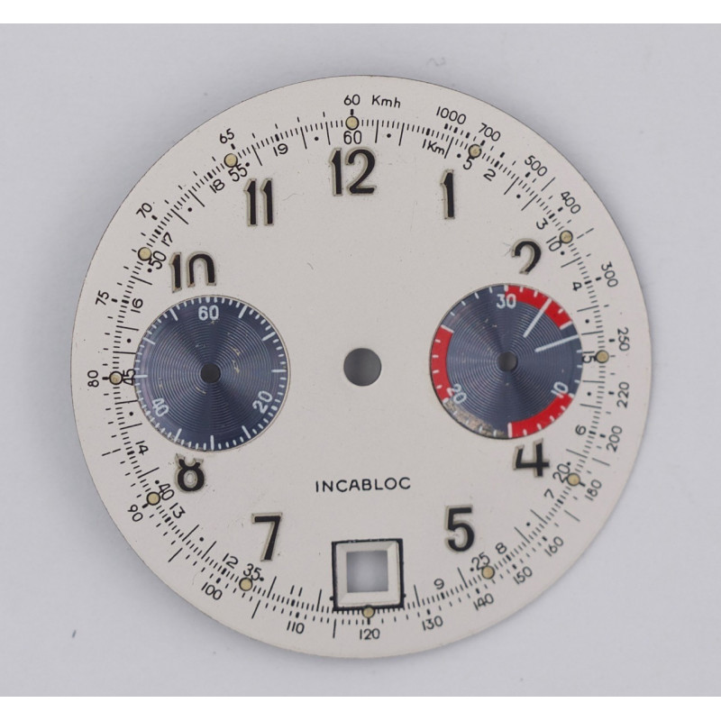 Cadran de chronographe pour valjoux 7734 diam 31mm