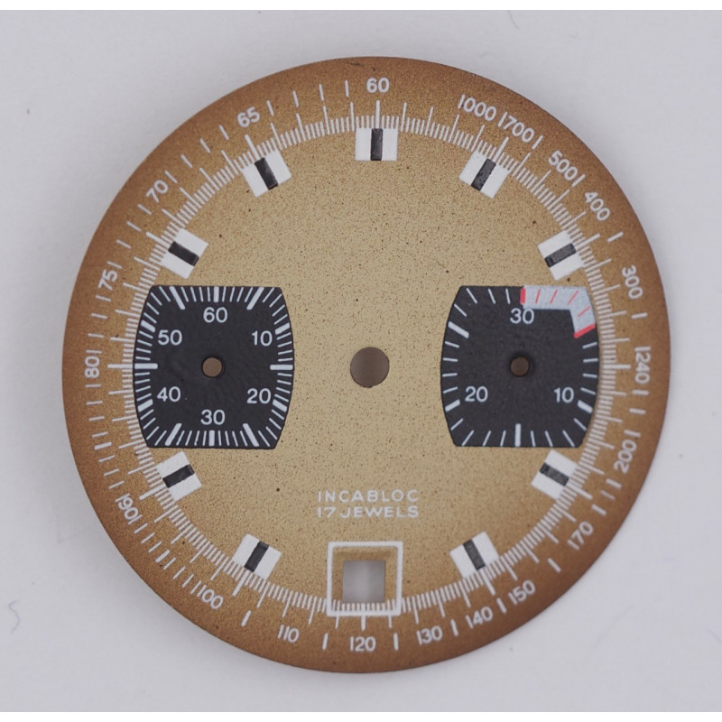 Cadran de chronographe pour valjoux 7734 diam 31.3mm