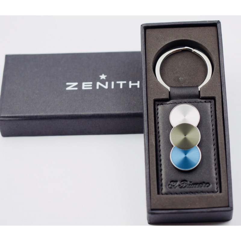 Zenith lether El Primero key ring