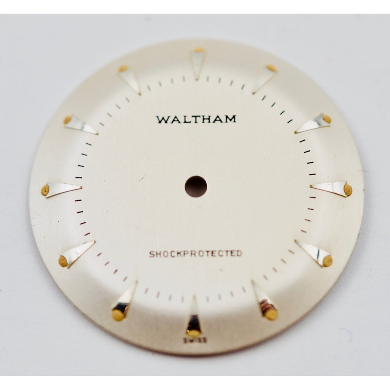 Cadran Waltham diametre 27,50mm
