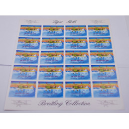 Breitling Tiger Moth stamps board