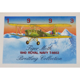 Breitling Tiger Moth stamps board