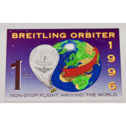 Breitling Orbiter stamps board 1996