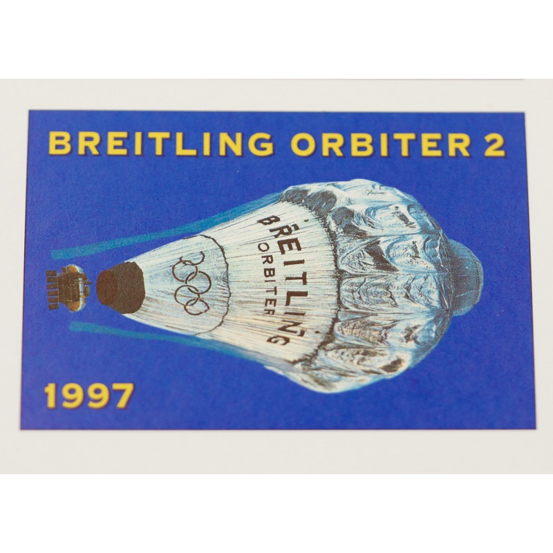 Breitling Orbiter 2 stamps board 1997