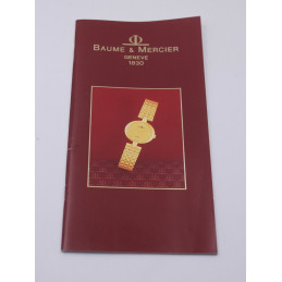 Catalogue original Baume & Mercier 1983