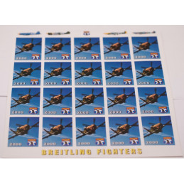 Breitling Fighters planche de timbres  2000