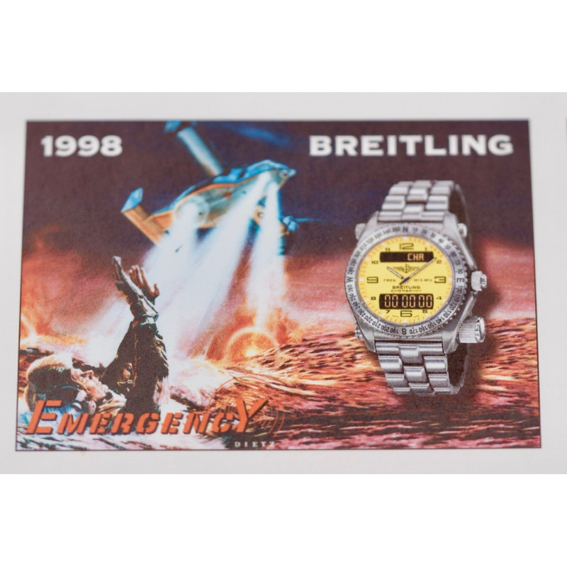 Breitling Emergency stamps board 1998