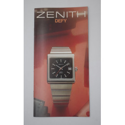 Booklet montre Zenith Defy 1970