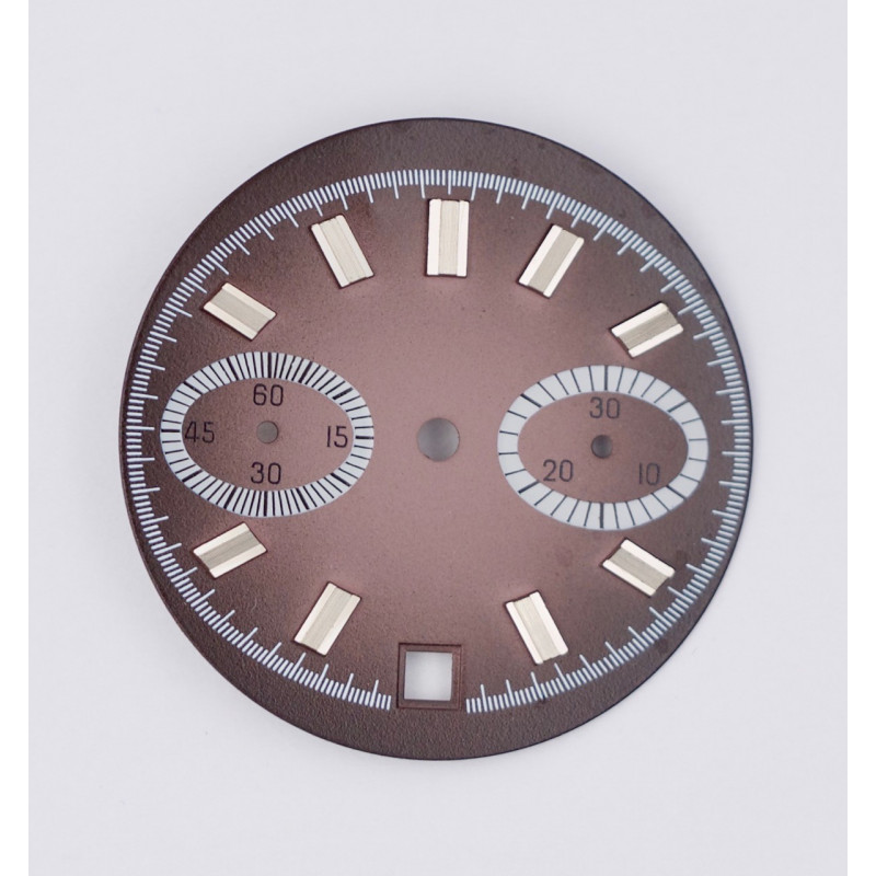 Cadran chronographe générique - diamètre 24,90 mm pour Valjoux 7734
