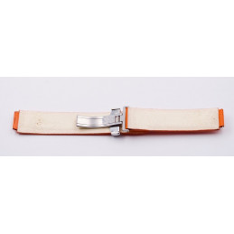 POIRAY varnished strap 18mm with deployant buckle