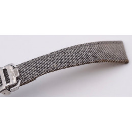 Baume et Mercier textile strap with folding buckle