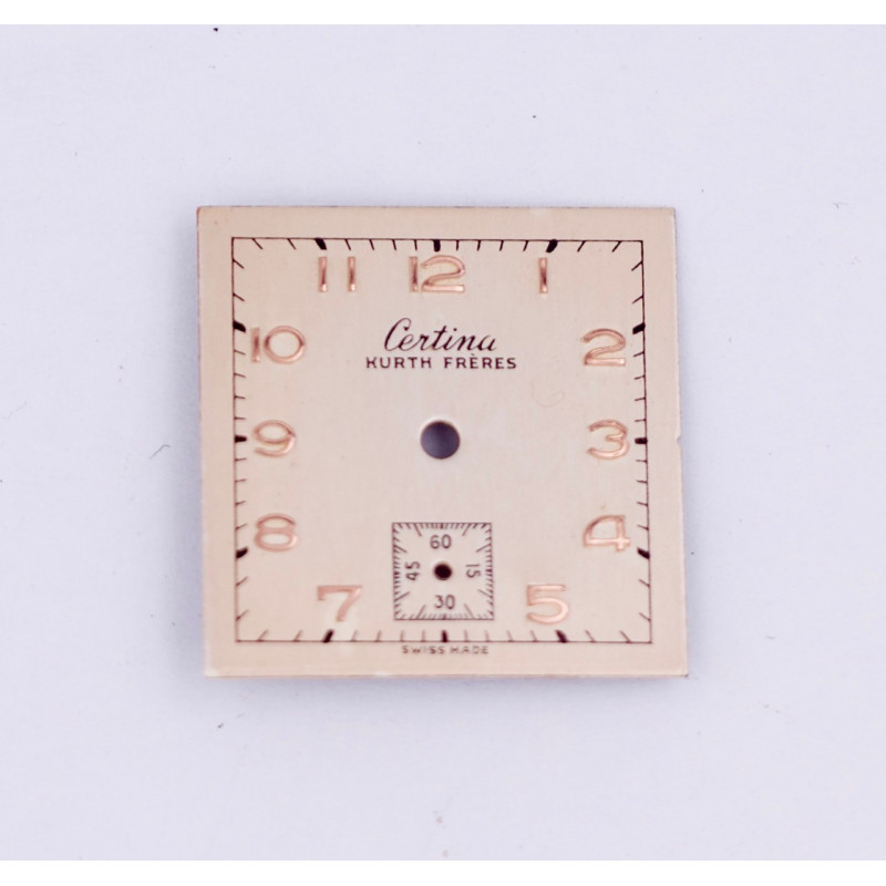 CERTINA square dial 20 mm