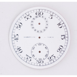 Pocket Watch chrono dial L Leroy & Cie 42 mm