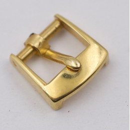 Vintage 15 mm yellow gold plated buckle