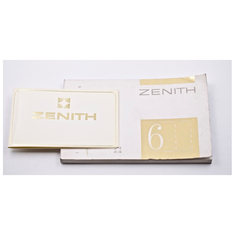 ZENITH "Serie 6" Instruction manual