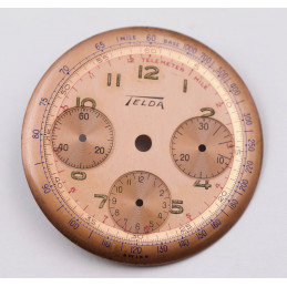 Dial for chronograph Venus 170, diameter 34.4mm