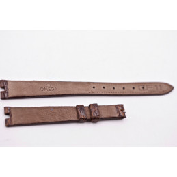 Bracelet OMEGA croco marron 11/9mm