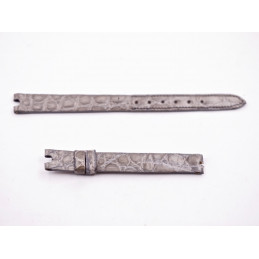 Bracelet OMEGA croco gris  9mm
