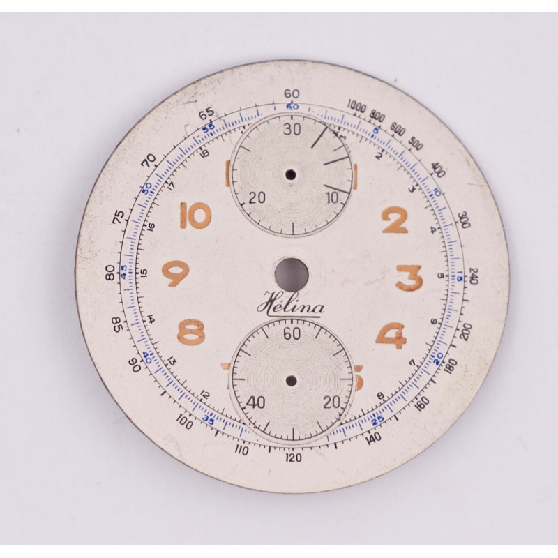 Dial for chronograph Venus 170, diameter 34mm