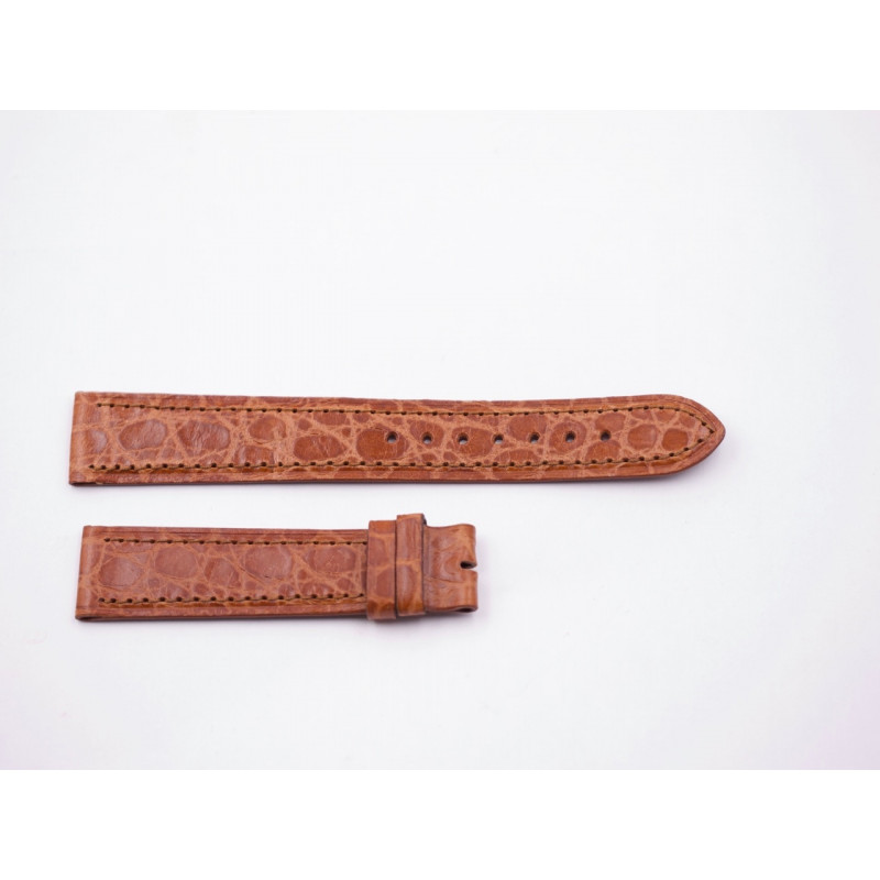 Bracelet cuir "simili croco" Seiko 18mm