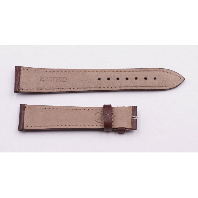 seiko premier leather strap replacement