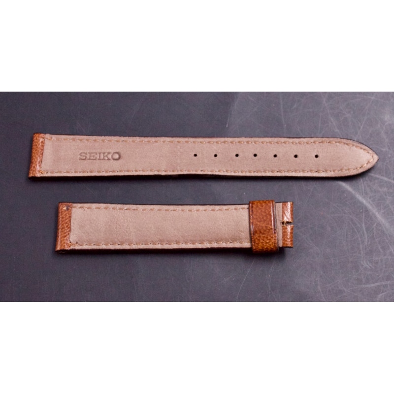 seiko premier leather strap replacement