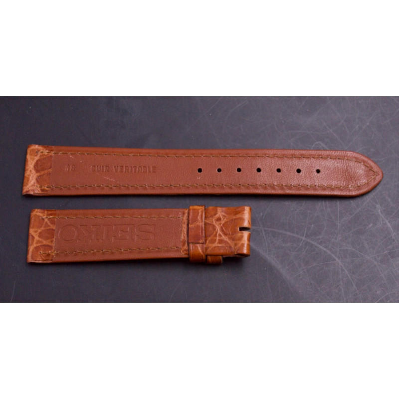 seiko premier leather strap replacement