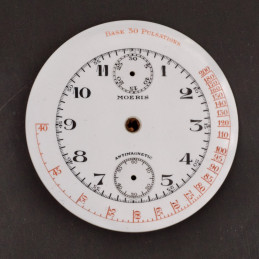 Pocket chronograph Moeris dial