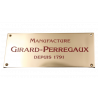 Plaque de présentation Girard Perregaux