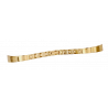 Eterna bracelet acier / doré 9 mm