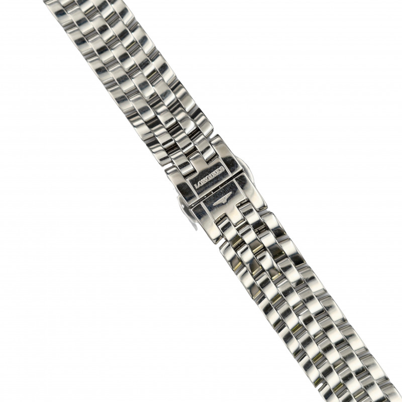 Longines Compatible Metal Jubilee Style Two Tone Curved End Watch Band 7005