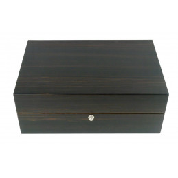Watch box in zebrano wood -...