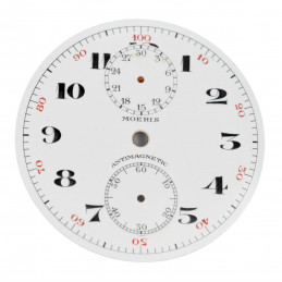 Pocket chronograph Moeris dial