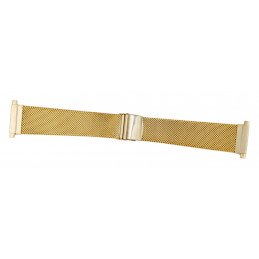 Bracelet acier / doré 18 mm