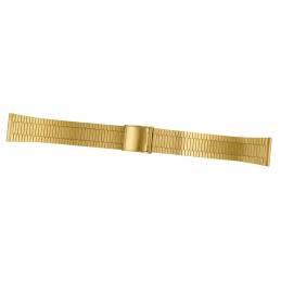 Steel and golden strap 18 mm