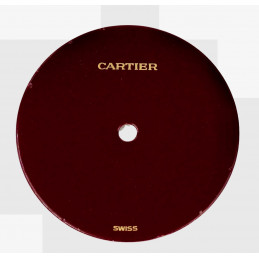 Cartier burgundy dial
