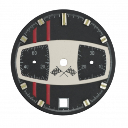 YEMA Rallye chronograph dial
