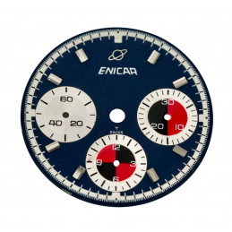 ENICAR chronograph dial