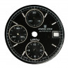 Cadran de chronographe UNIVERSAL GENEVE COMPAX - Noir 3 compteurs