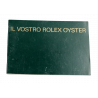 Livret Rolex Oyster italien 2003