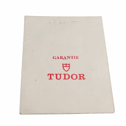 Carte de garantie Tudor...