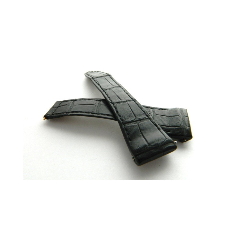 bracelet BOUCHERON croco noir  22mm